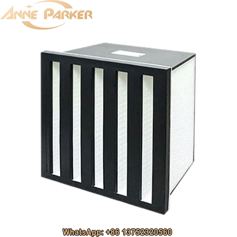 V Type Bank HEPA Air Carbon Filter