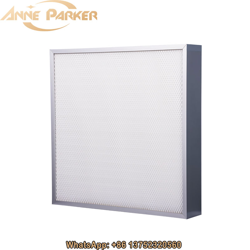 Knife Edge Frame Mini Plated HEPA Filter High Performance