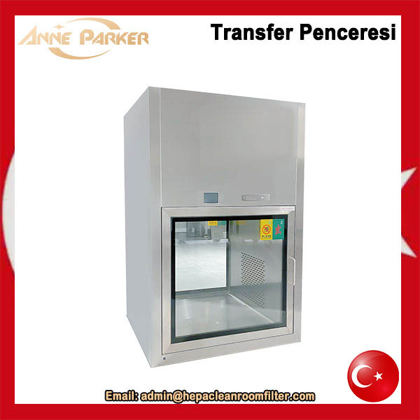 Mikrobiyoloji Laboratuvarında Temiz Oda Kilit Geçiş Kutusu Transfer PenceresiHava Duşu