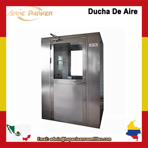 Equipo de diseño de cámara de ducha de aire con filtro inteligente para salas blancas
