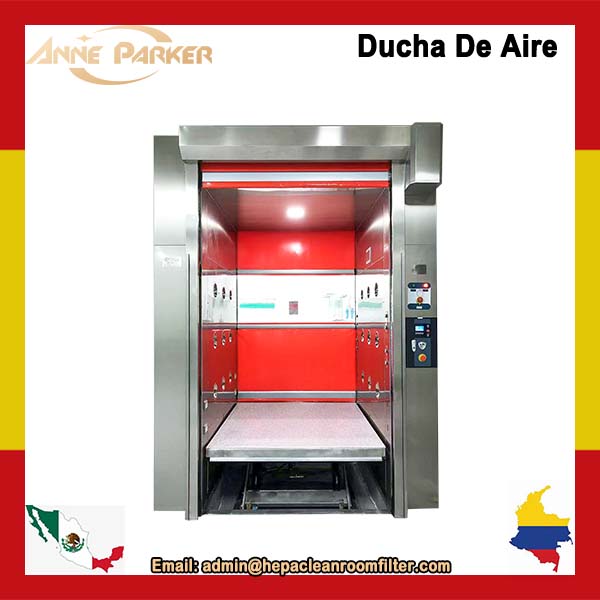 Fabricantes de máquinas de ducha de aire para carga en salas blancas