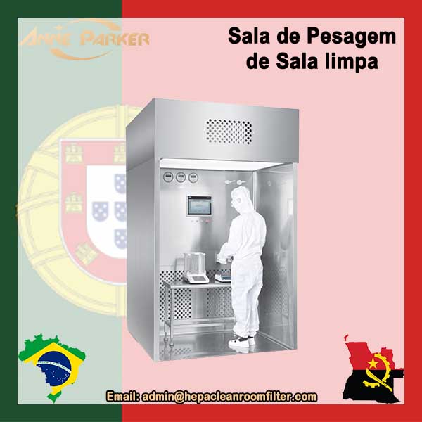 Projeto de cabine de distribuição de amostragem de matéria-prima na indústria farmacêutica