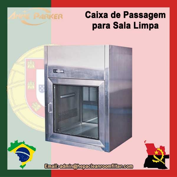 Caixa de passagem de chuveiro de ar de sala limpa para laboratório
