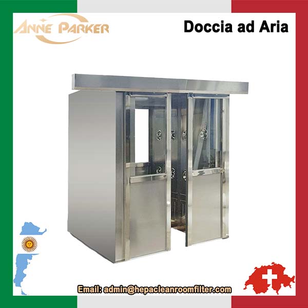 Fornitori di docce ad aria a doppia porta per attrezzature per camere bianche