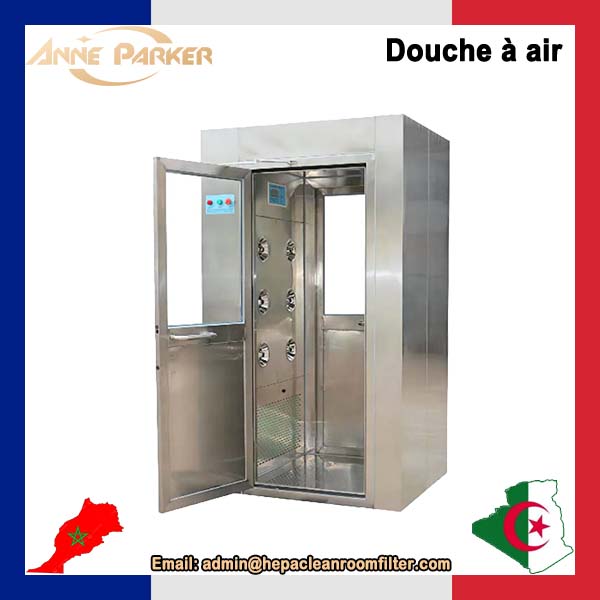 Conception de salle blanche pour système de douche à air industriel