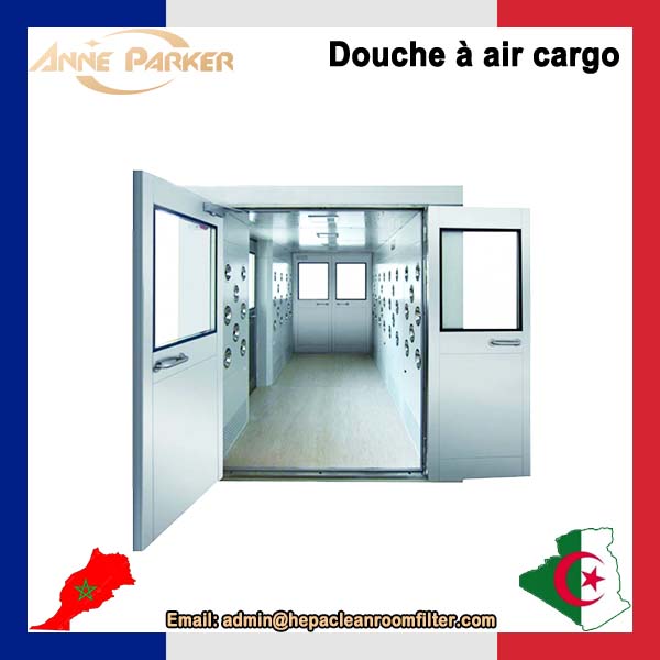 Douche à air à double porte pour l'industrie pharmaceutique
