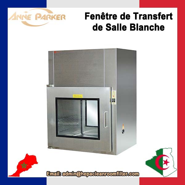 Boîte de passage dynamique pour salle blanche pour laboratoire de microbiologie