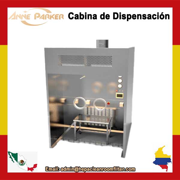 Especificaciones de la sala de pesaje de la cabina de muestreo y dispensación