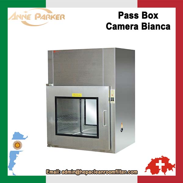Scatola di passaggio dinamica per camera bianca per laboratorio di microbiologia