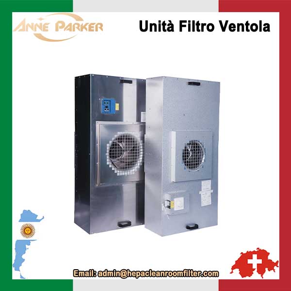Unità filtro ventola HEPA FFU 2×4 per camera bianca a basso rumore