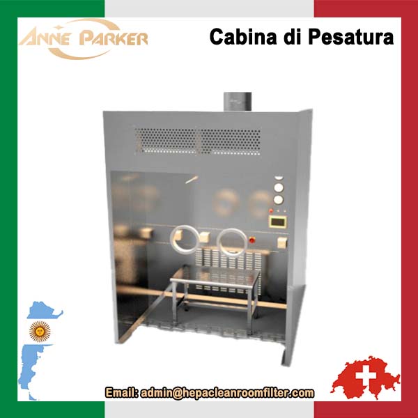 Specifiche della sala di pesatura della cabina di campionamento e distribuzione