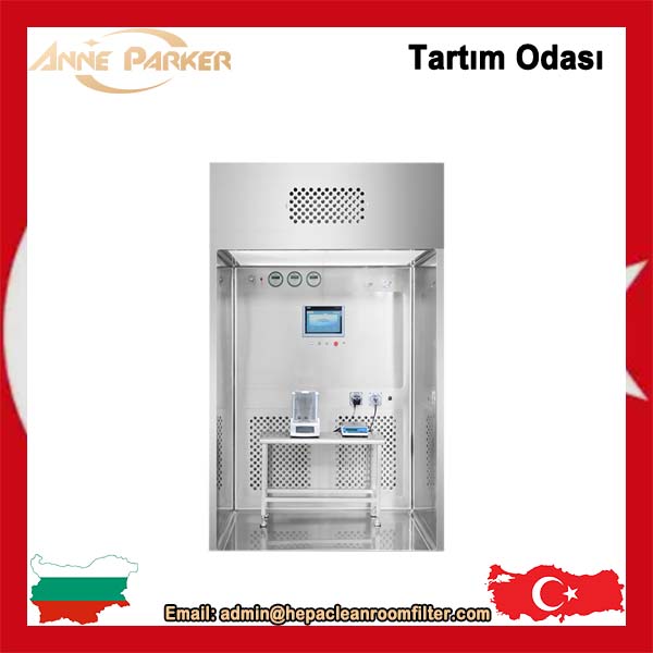 Laboratuvardaki Tartım Odasını Ters Laminer Hava Akışı Dağıtım Kabini Filtreleri