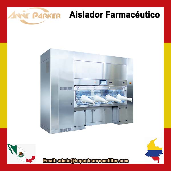 Aislador positivo para salas blancas de la industria farmacéutica para pruebas de esterilidad