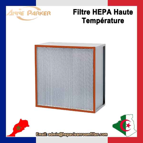 Filtre à air HEPA résistant à la chaleur haute température