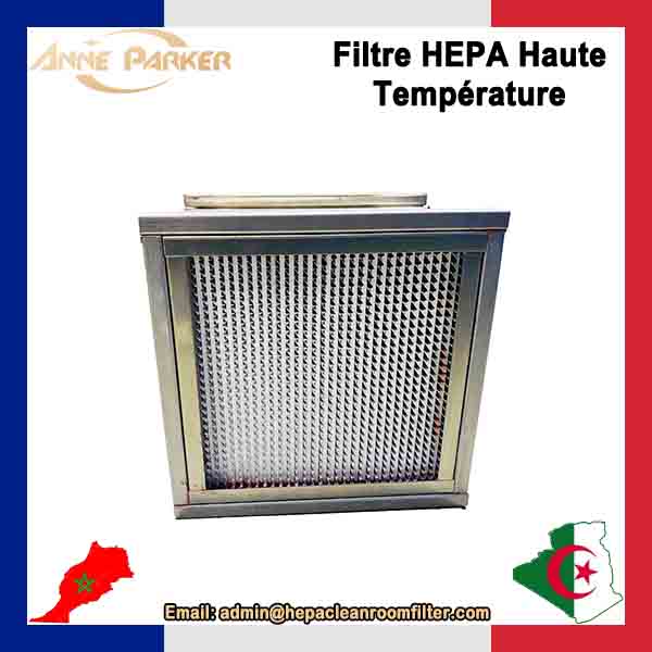 Filtre à air HEPA résistant à la chaleur et aux hautes températures