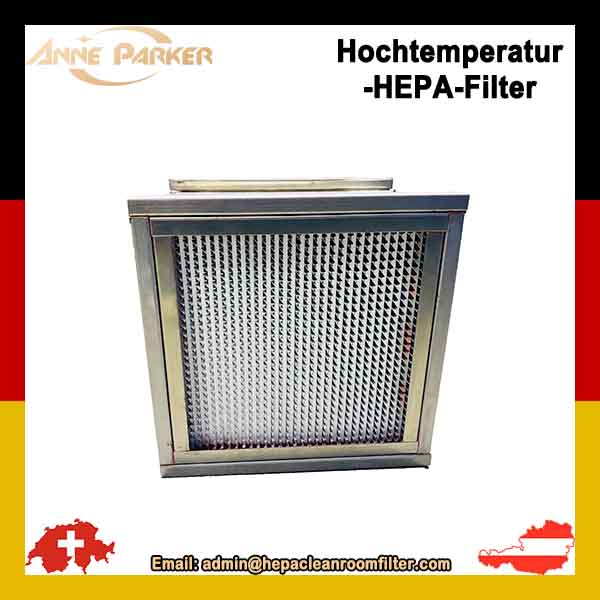 Hochtemperaturbeständiger HEPA-Luftfilter