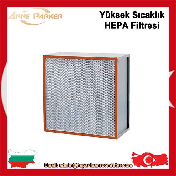 Yüksek Sıcaklık HEPA Isıya Dayanıklı Hava Filtresi