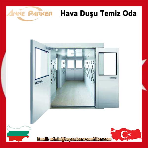İlaç Endüstrisinde Çift Kapılı Kargo Hava Duşu Makinesi
