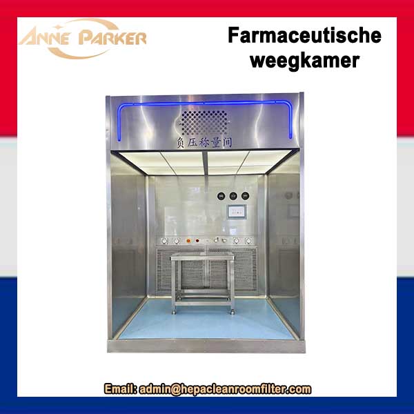 Specificaties voor de weegruimte voor monstername en afgifte