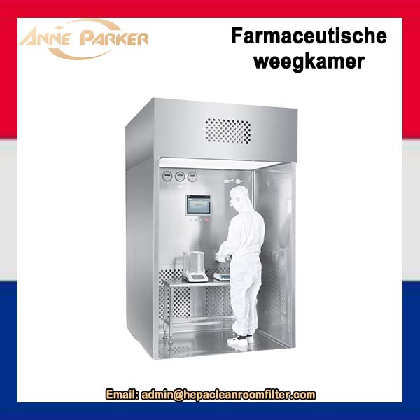 Ontwerp van een monsterafgiftecabine voor grondstoffen in de farmaceutische industrie