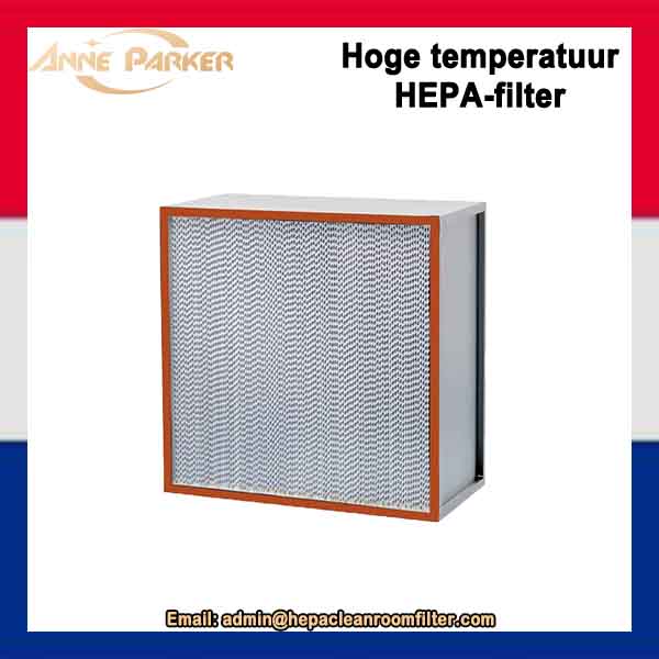 Hittebestendig HEPA-luchtfilter met hoge temperatuur