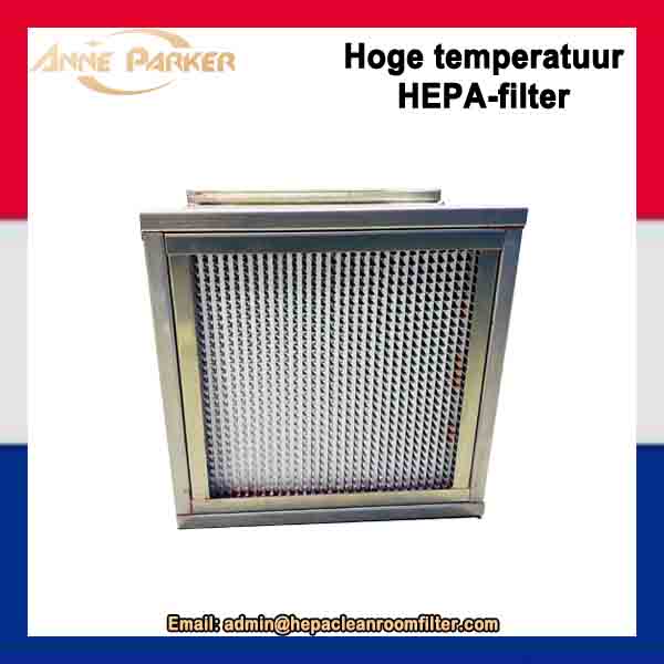 Hittebestendig HEPA-luchtfilter met hoge temperatuur