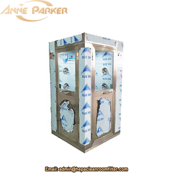Corner Stainless Steel Intelligent Air Shower Machine System Suppliers